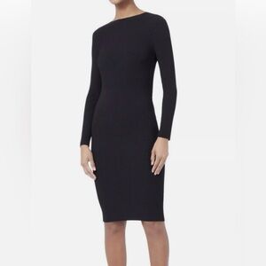 Helmut Lang Back Tie Bodycon Dress